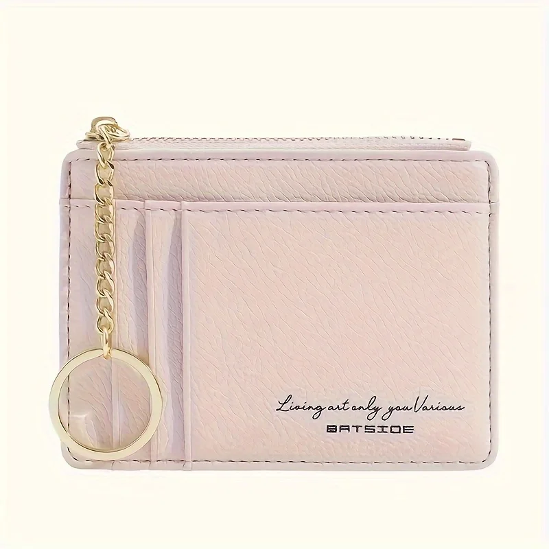 Mini Minimalist Solid Color Wallet, Clutch Credit Card Holder With Card Slots, Women\'s Wallet