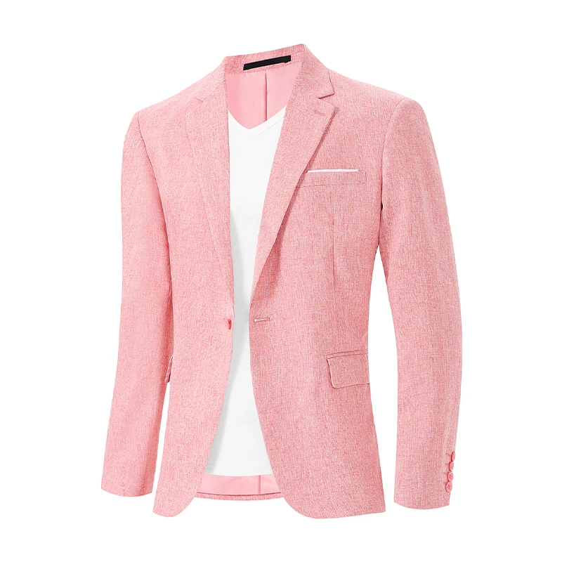 

Men's Suit ​Men's Blazer Men's Summer Blazer Casual Suit Single Button Suit Jacket for Weddings Daily Office Outdoor Occasions