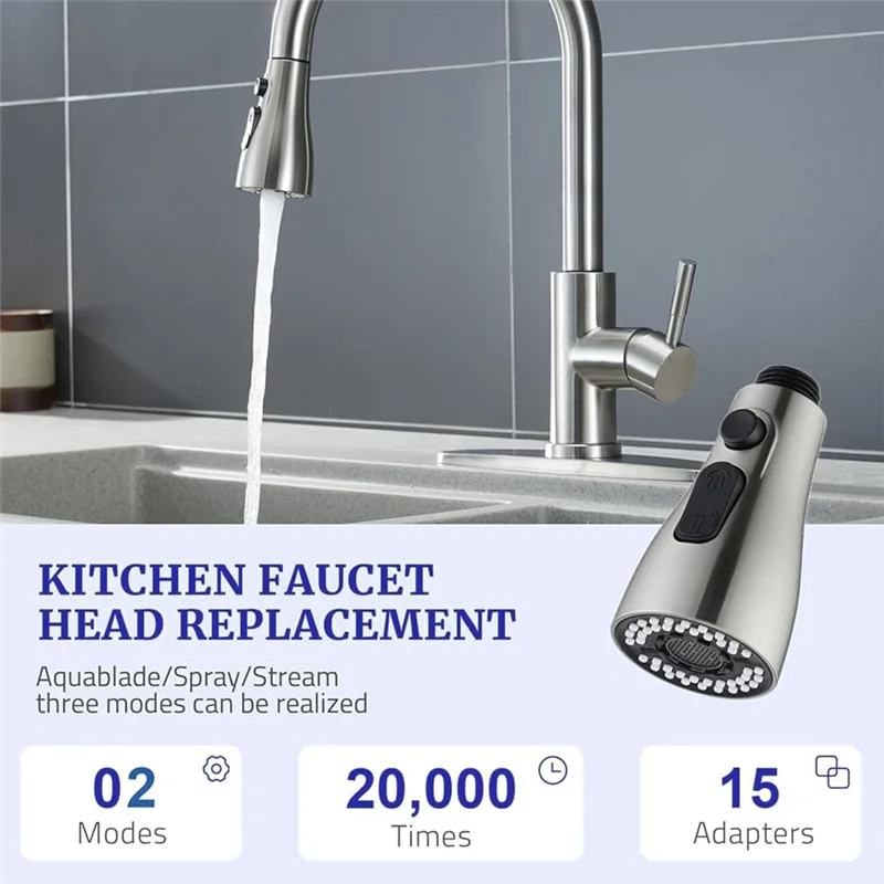 

ABVS светодиодный цифровой дисплей адаптер для крана кухонный кран насадка выдвижной кран для раковины универсальные краны барботерный разъем