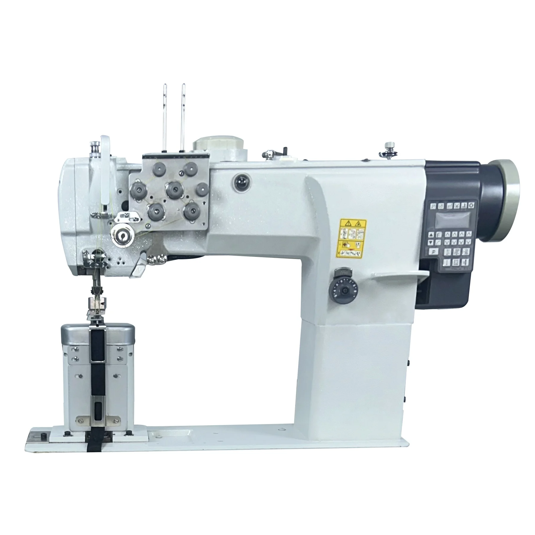 ATV&UTV8868DH Double Needle Programmable Flat-BedIndustrial Sewing Machine Heavy Duty Motor Metal Computerized Automatic Leather