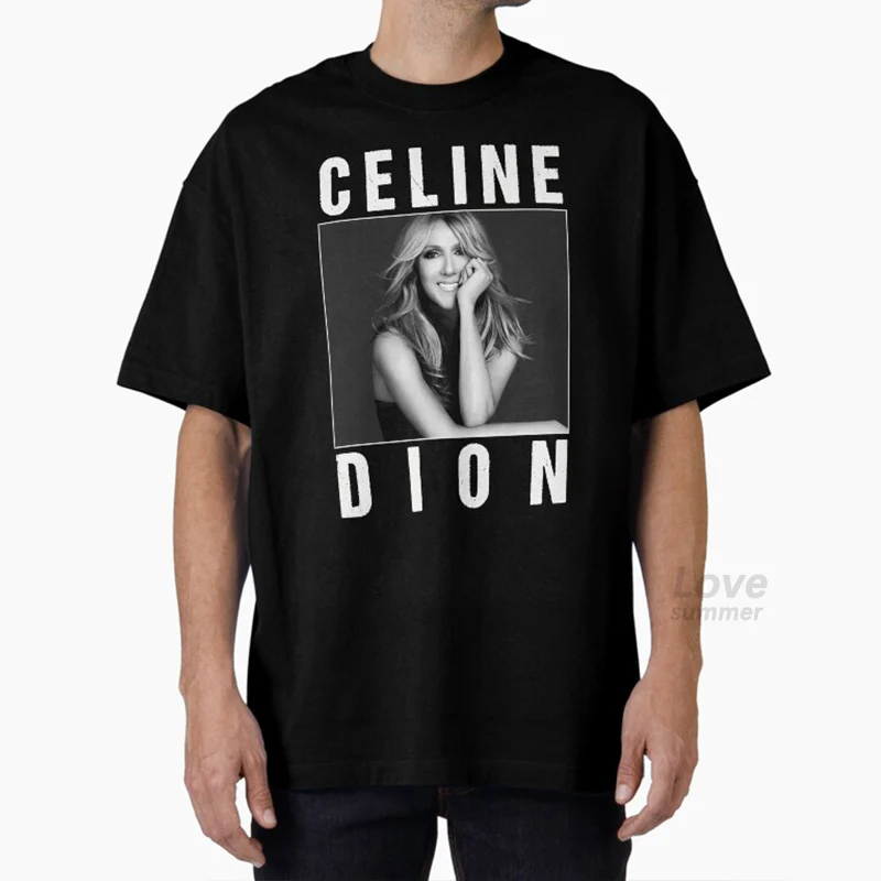 Celine Dion Paris 2026 Fan Tour Geschenk-T-Shirt für Männer, Frauen, Kinder, Mädchen, Jungen, Eltern-Kind-T-Shirt, Pop-Musik, Streetwear, Hip-Hop-T-Shirts – Detail 4