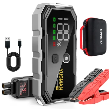 자동차 점프 스타터, 보조배터리 가솔린 디젤 자동차 배터리 충전기, 자동차 배터리 부스터 시동, 신제품 4000A, 21800mAh 