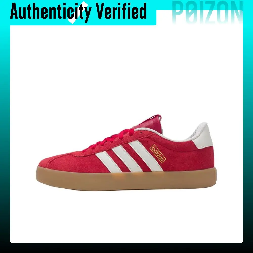 Adidas VL COURT 3.0 Low top Skateboard Shoes Unisex Red KI5079