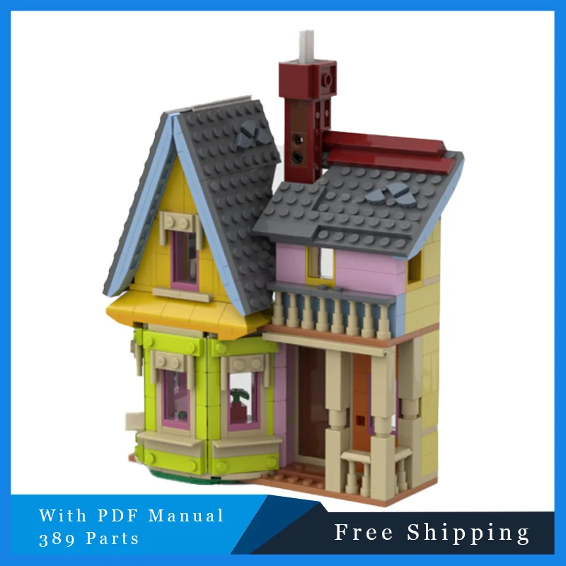 

389 PCS MOC City Street Views Exquisite Villa Modern Architecture Building Blocks Model Diy Educational Assembly Toys Kids Gift