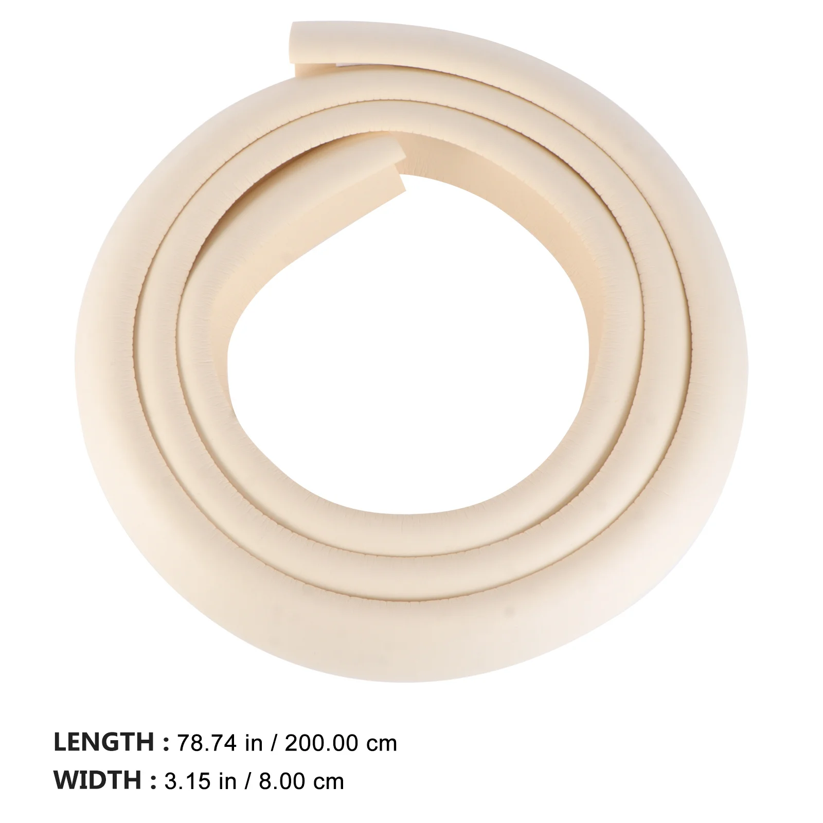 1 قطعة الحصير درج 2 متر الأبيض عدم الانزلاق مقاوم للماء عالية الكثافة الإسفنج حصيرة للمنزل درج حماية سجادة أرضية #6