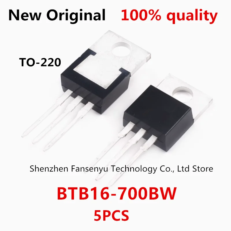 

(5piece)100% New BTB16-700BW TO-220 Chipset.