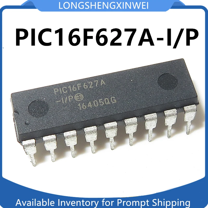 1PCS New CHIP PIC16F627A PIC16F627A-I/P Direct Interpolation DIP-18 Single-chip Microcontroller