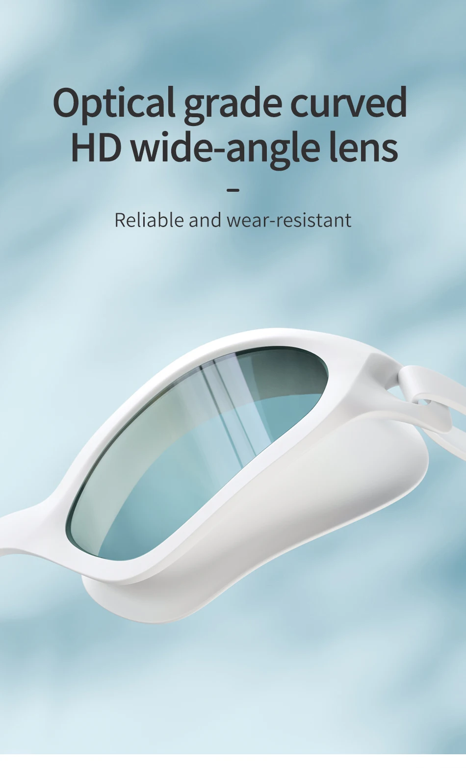 COPOZZ Myopie-Schwimmbrille – 2 bis -7, optische Schwimmbrille mit Etui, verschreibungspflichtige, wasserdichte Anti-Beschlag-Schwimmbrille für Erwachsene – Detail 3