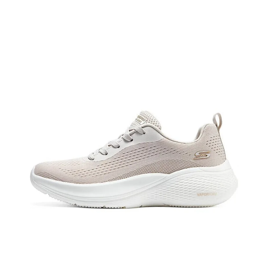 Skechers BOBS INFINITY Comfortable Fabric Abrasion Resistant Breathable Low top Casual Running Shoes Women's Gray 117550-NAT