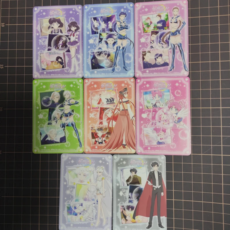 Diy 17pcs/set Sailor Moon Cosmos Self-made Card Gilding Flash Cards The Folded Light Sparkles. Starlight Flashes Anime Toy Gift