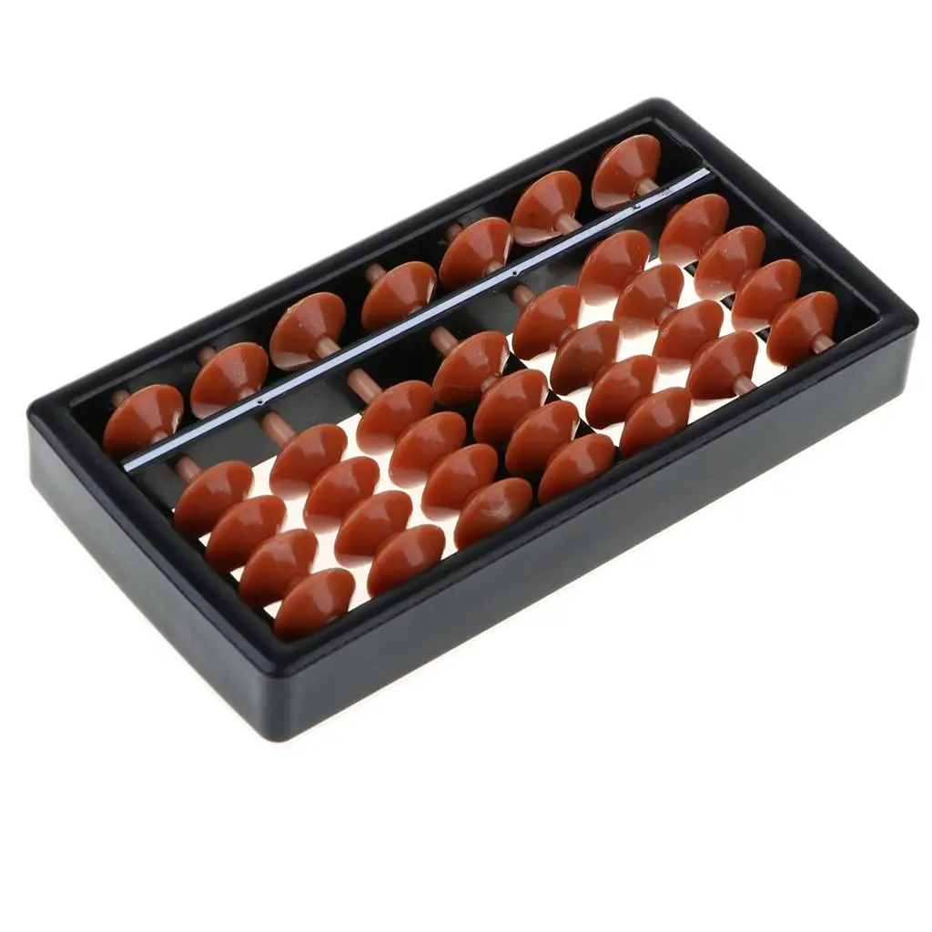 Brown Beads Japanese Arithmetic Abacus Math Educational Toys