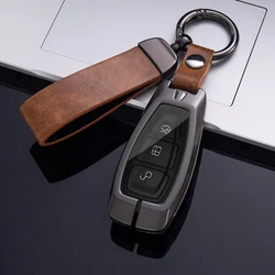 Fashion Car Remote Key Case Cover Shell Fob For Ford Focus 3 4 ST Mondeo MK3 MK4 Fiesta Fusion Kuga Ecosport Protect Accessories