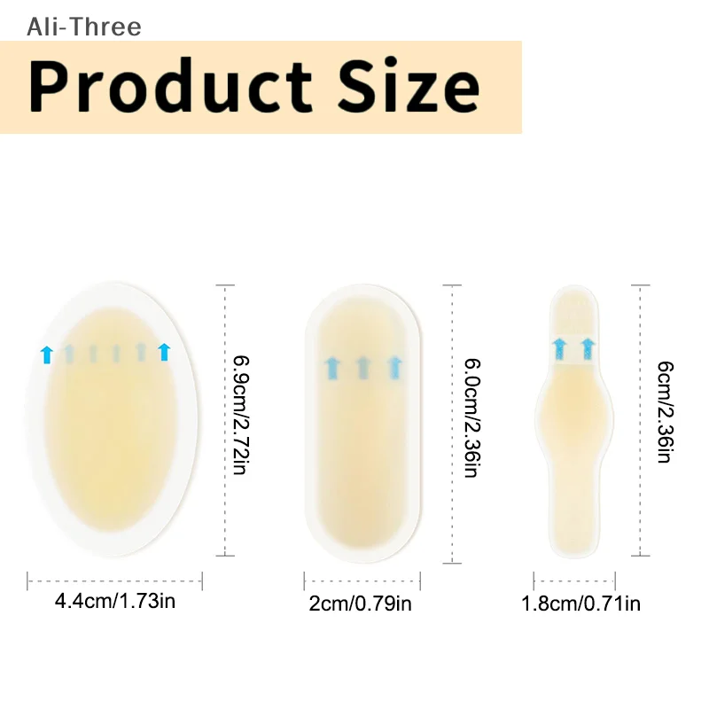 

24Pcs Adhesive Hydrocolloid Gel Blister Plaster Heel Anti-wearing Heel Sticker Pedicure Patch Plaster Foot Care Tools