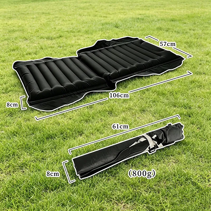 Adjustable Backrest Inflatable Folding Seat Cushion Outdoor Camping Beach Chair
