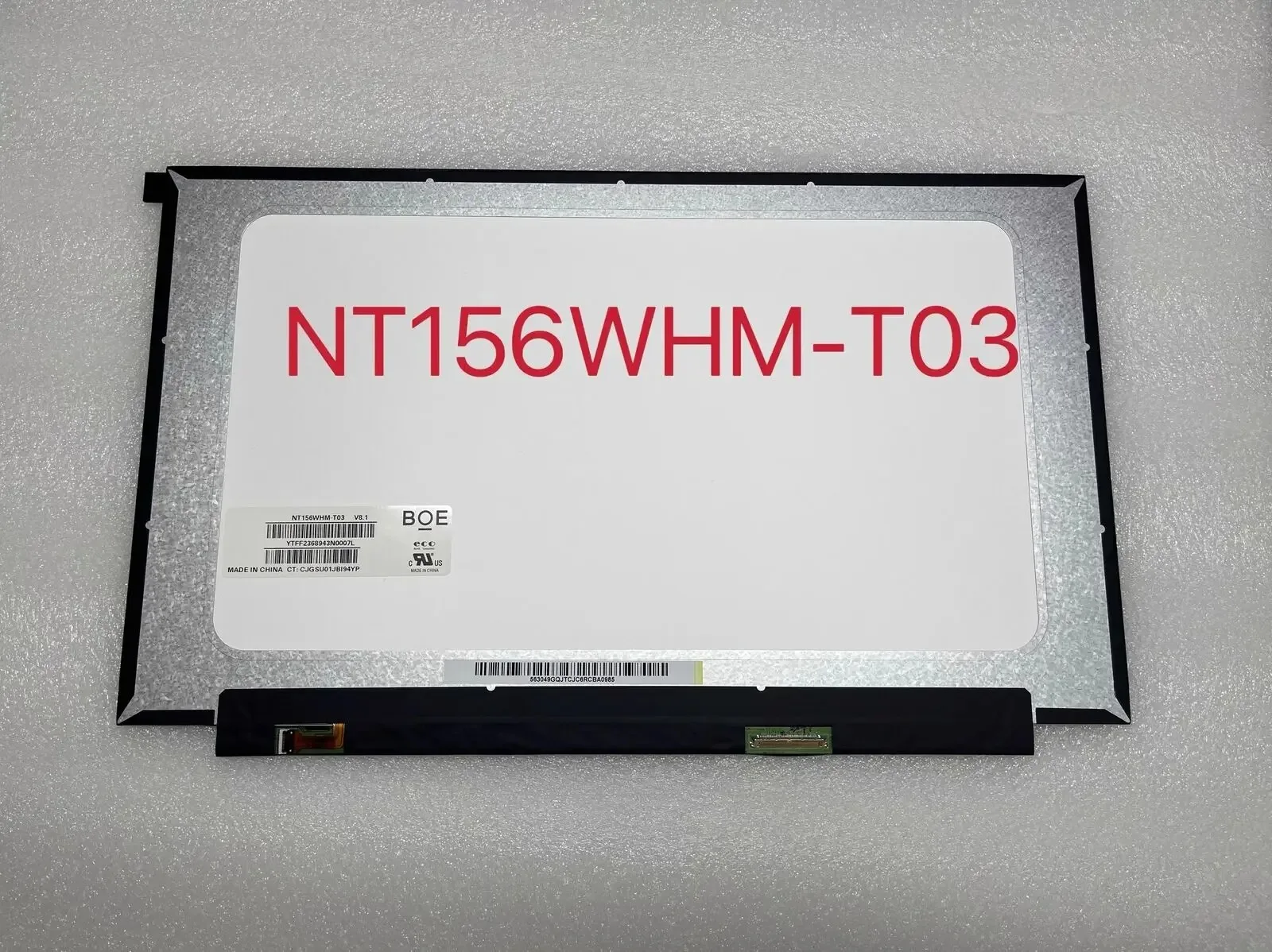 

NT156WHM-T03 15.6" Laptop LCD Screen Panel Display With-in-Touch 1366X768 40 Pin