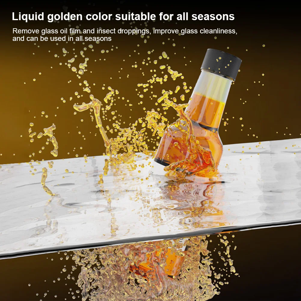 Car Glass Oil Film Stain Removal Cleaner Powerfully Remove Stubborn Oil Film Universal Car Glass Polishing Degreaser Cleaner