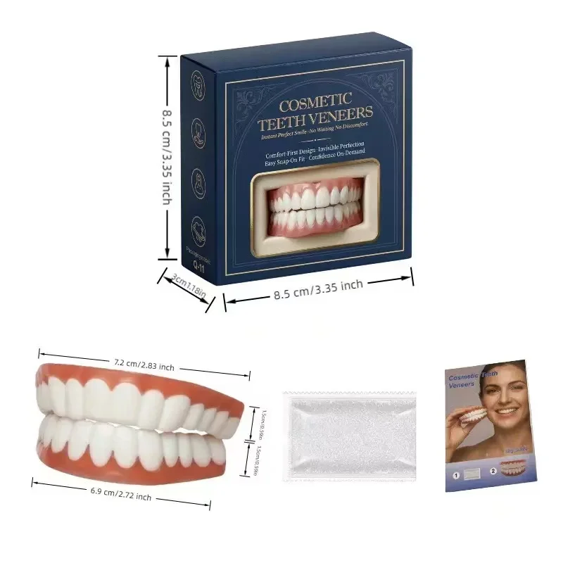 Adult Adjustable Dentures Teeth Set Fake Teeth Portable Wholesale full mouth denture sample models and elderly full mouth