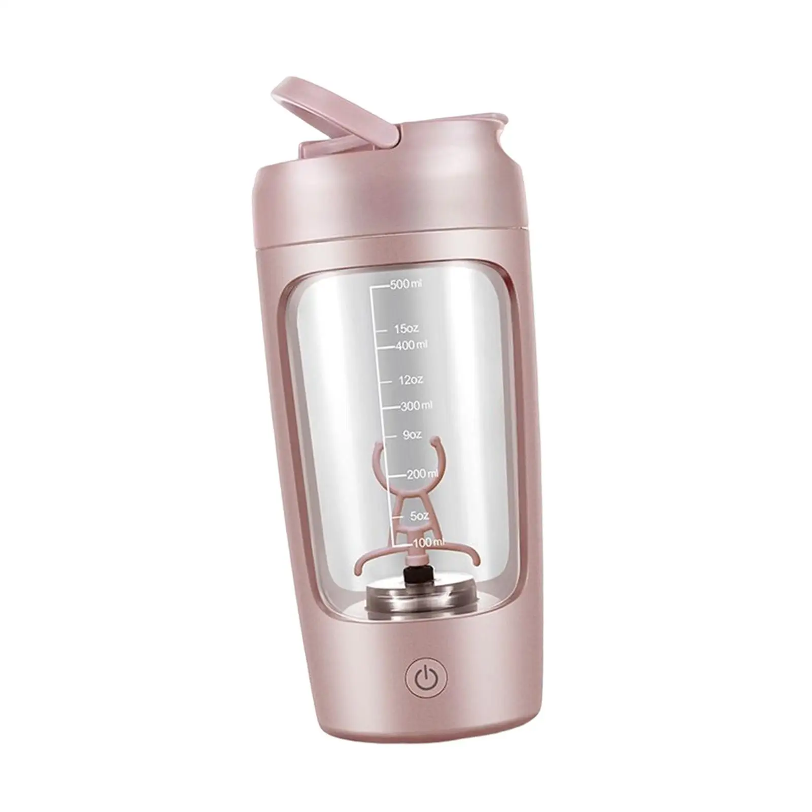 Portable Electric Protein Shaker Bottle USB Rechargeable Blender Multipurpose 650ml Mixer Cups for Fitness Workout