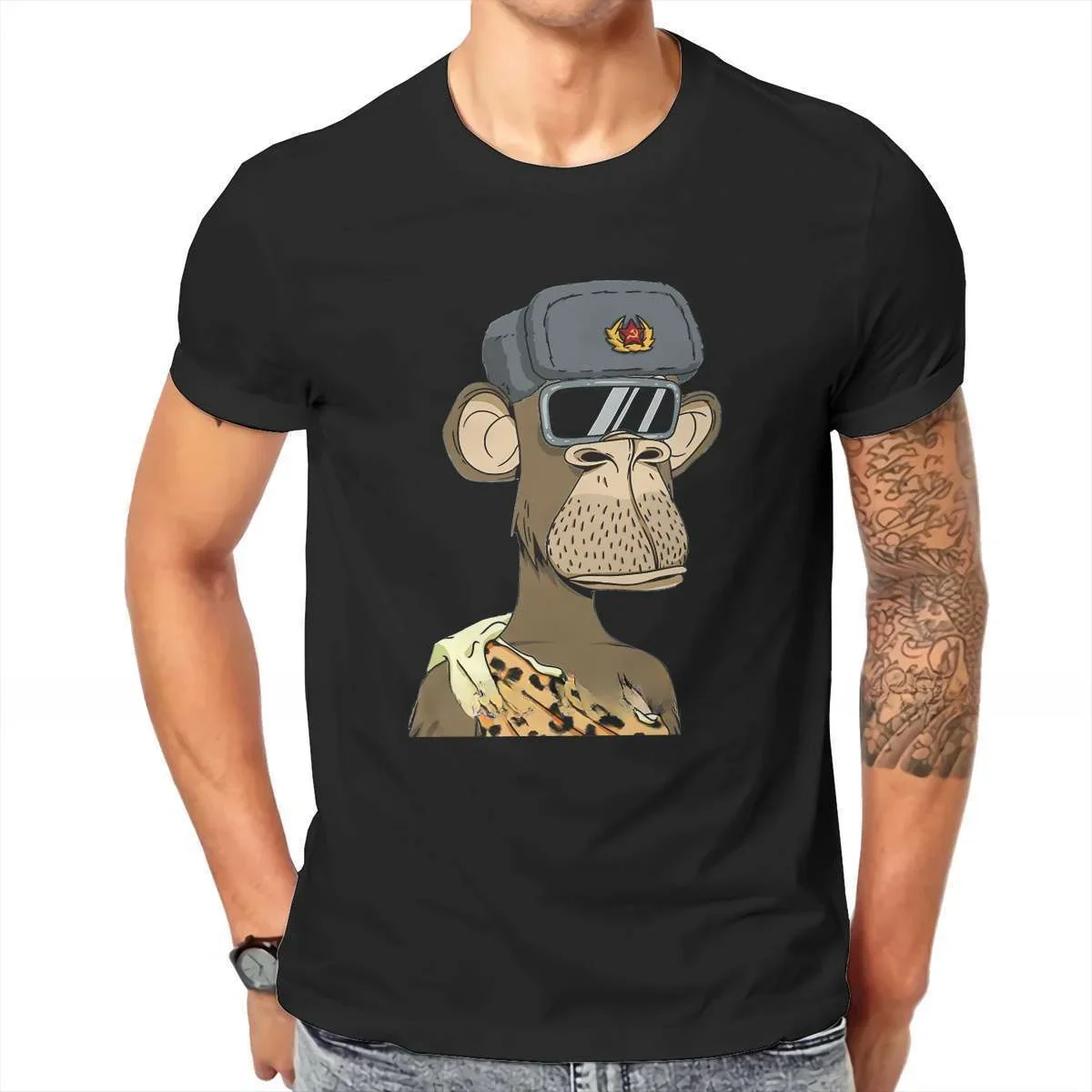 sleevee casual t-shirts Consciousness is an It's Fashion Sport Sleeves NTF Non-fungible Token Bored Ape Yacht Club 4 T Shirt