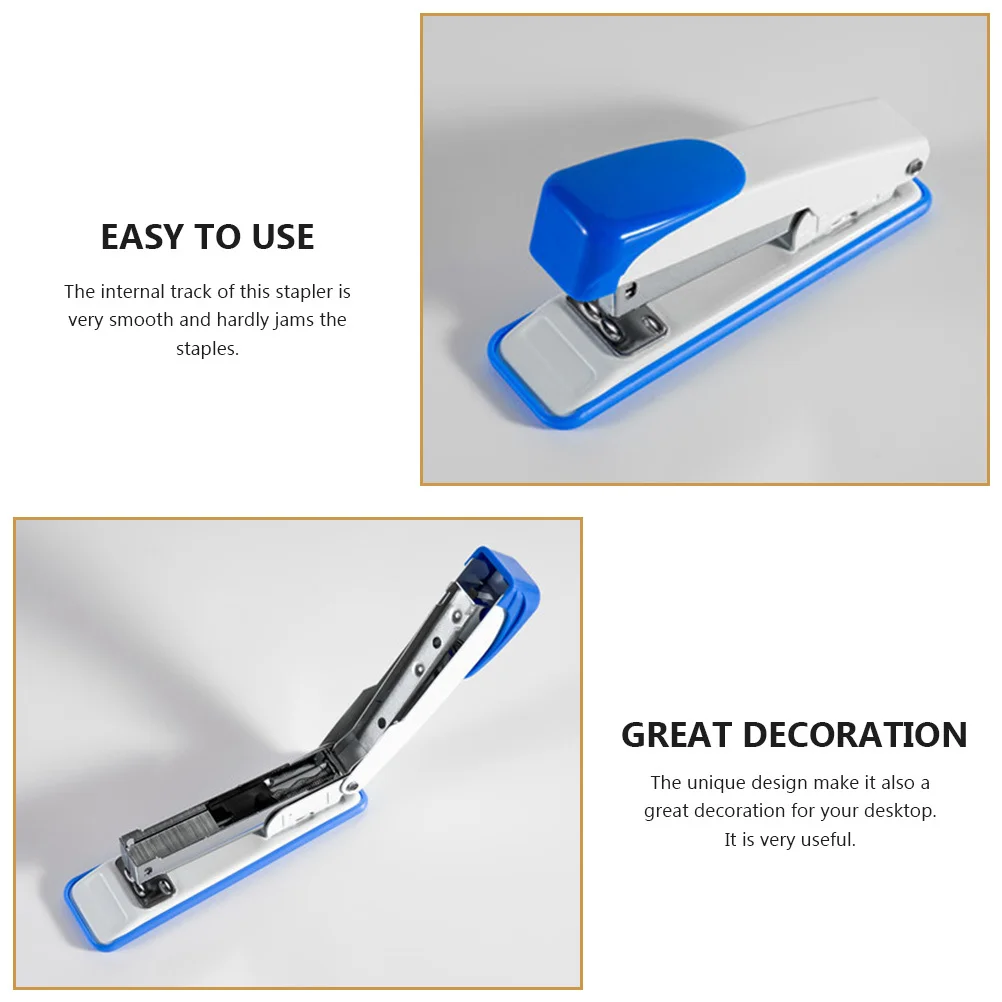 

2pcs Medium Stapler Metal Office Desk Staplers For School Stationery Book Binding Tool Portable Classic Stapling Device Office