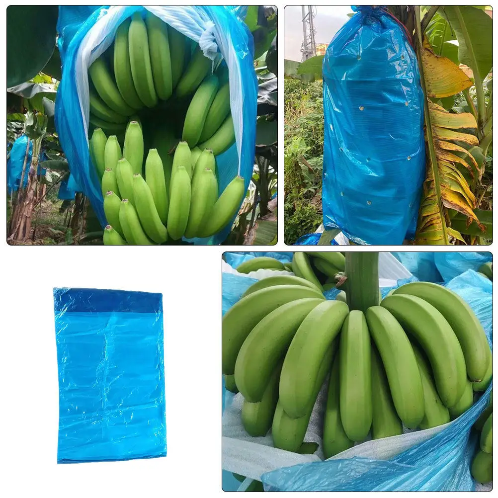 4Pcs Banana Growing Bags Cotton Ripening Bag Set Rainproof Protective Fruit Covers for Garden Home Banana Covers for Freshness