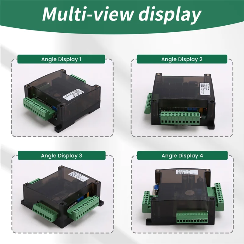 A99E-FX3U 14MR 6AD 2DA RS485 8 entradas 6 salidas de relé 6 entradas analógicas 2 salidas analógicas (0-10 V) Placa controladora PLC