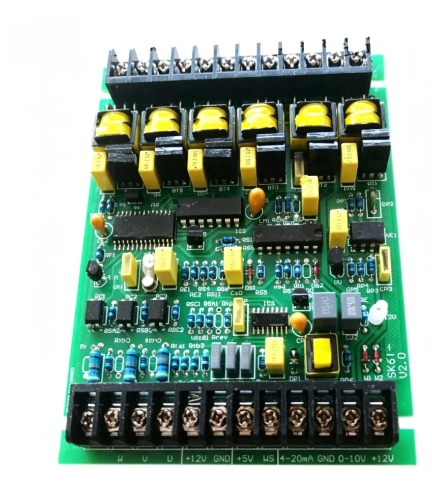 SK6T-2 thyristor three-phase phase shift trigger board driver voltage regulation circuit board high current trigger component