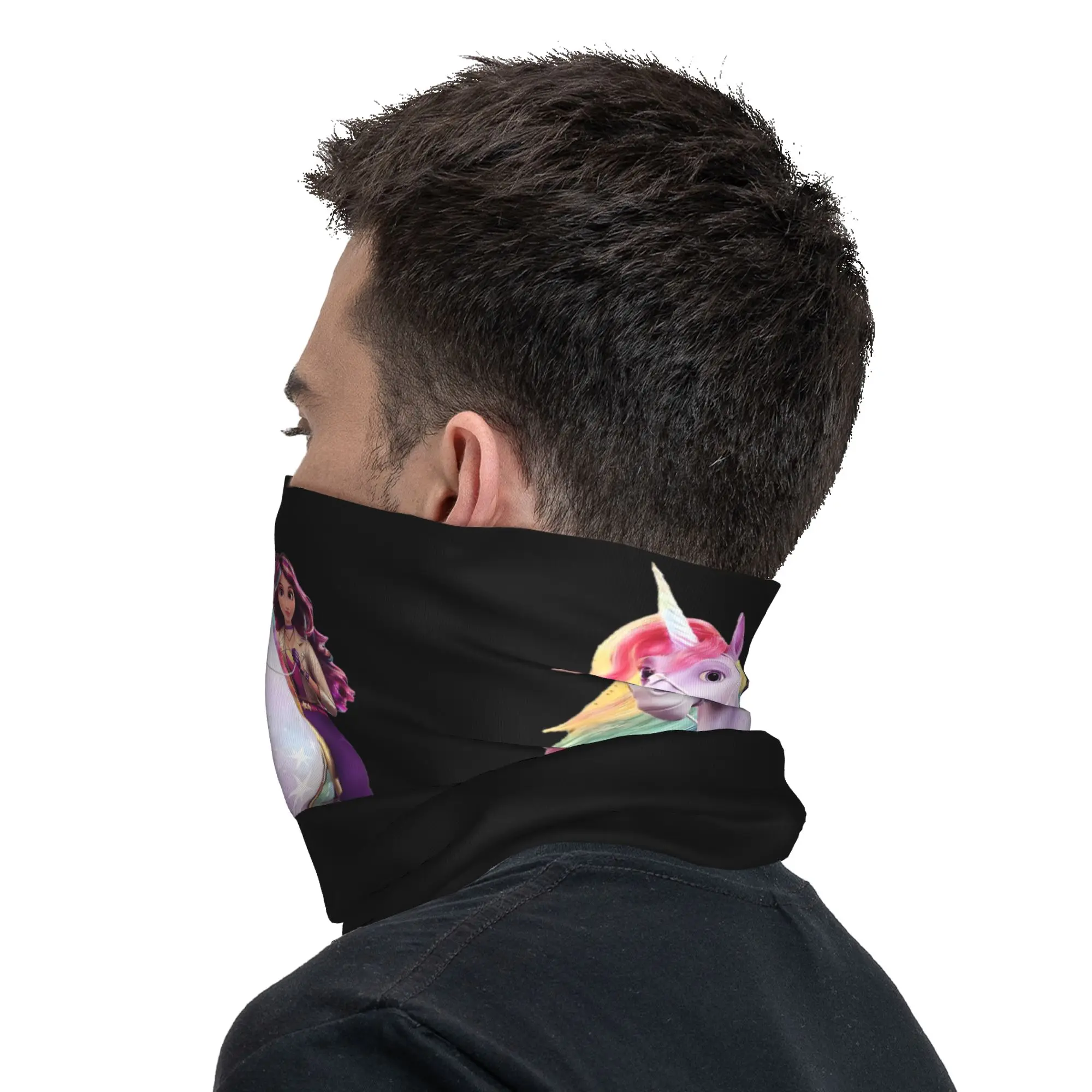 Unicorn Academy Sophia Wildstar Bandana cubierta para el cuello máscara impresa bufanda pasamontañas multifunción ciclismo Unisex adulto transpirable