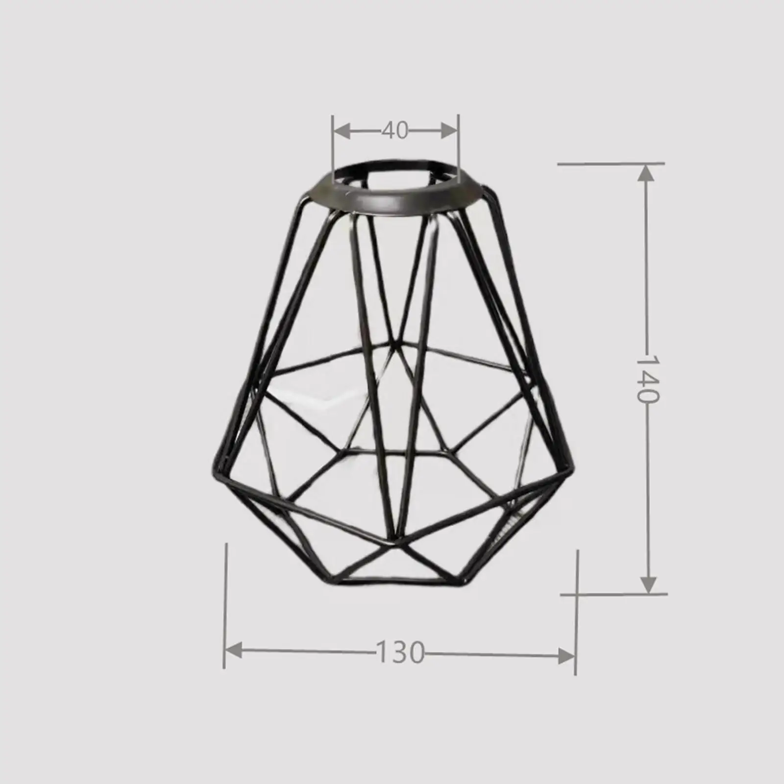 Imagem -06 - Ferro Pendant Lamp Shade Hanging Light Cover Lâmpadas Protetoras para Jantar