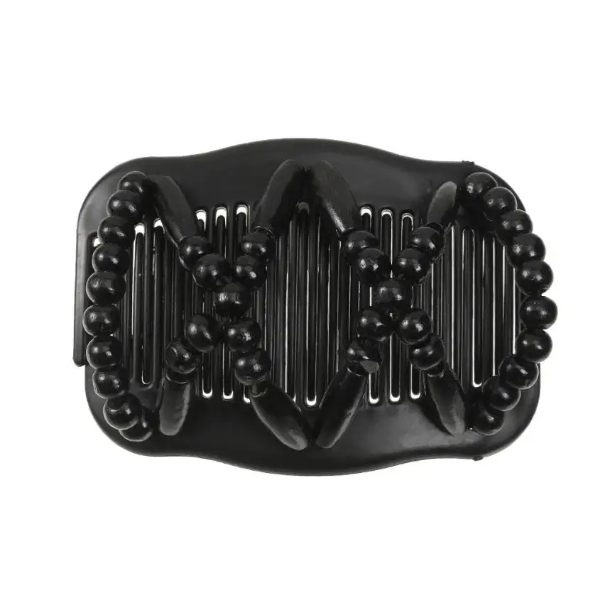 20pcs/lot Pure black vintage style beautiful Magic butterfly Wave pattern new high quality Comb