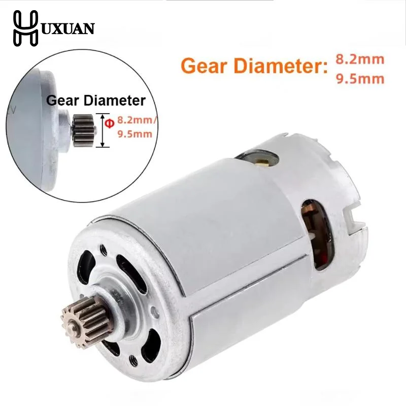 21V Motor Brushed Motor 14 Teeth Suitable For 4/6 Inch Cordless Mini Logging Saw Chainsaw Power Tool Accessories