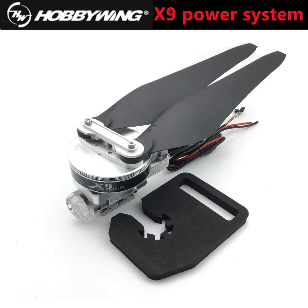 Original Hobbywing X9  14S FOC Integrated Motor Power System With 34inch 3411 Propeller for 40mm Agricultural Drones