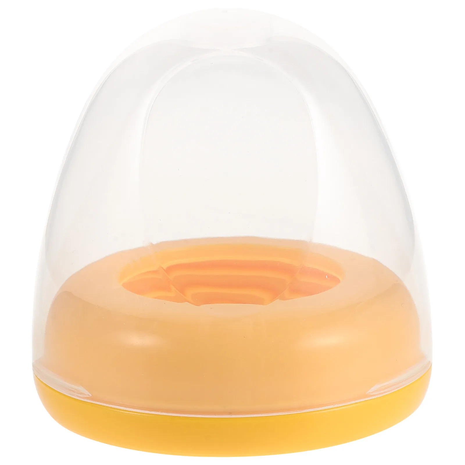 Baby Bottle Cap Dust Lid Wide Neck Replacement Orange Food Grade Plastic Leakproof Cover for Baby Feeding Bottle Accessories view 3