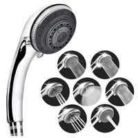 Adjustable Shower Head Easy to Use Stainless steel Multifunction Bathroom Fixture 7 Modes Bathroom Accessories Home