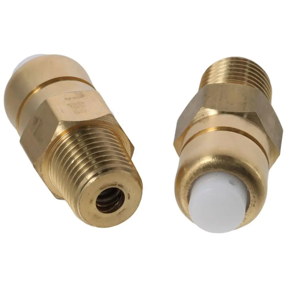 2 Pieces Thermal Release Valve for Pressure Washer Pump, 1/4 Inch NPT Thermal Relief Valve, Replacement Pump Protector