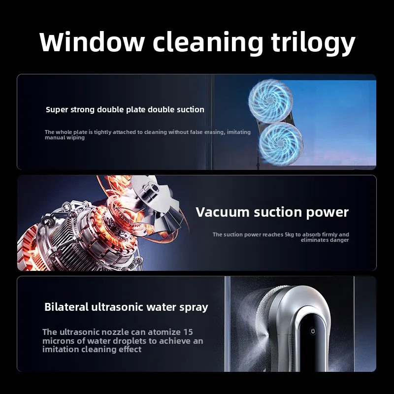 Window Cleaning Robot Glass Cleaning Artifact Electric Sassafras/household