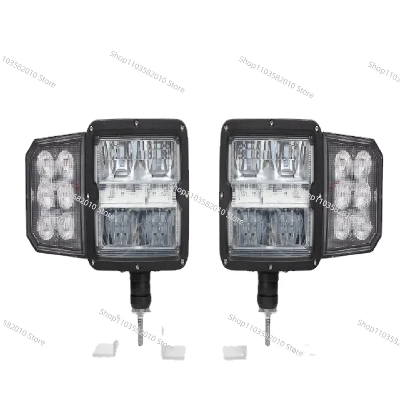 New DOT certified Low or High Beam Heated Led Snow Plow Lights LED Plow Headlights with turn signal