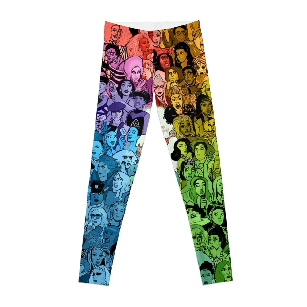 

The Drag Race Family Leggings gym women's sportswear push up tights for women