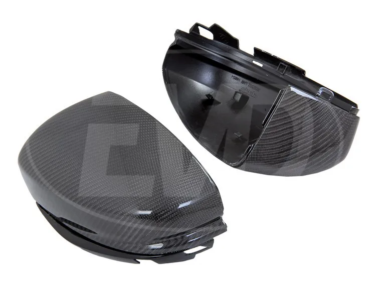 مرايا جانبية من ألياف الكربون ABS + (بدون ضوء) لسيارة HONDA FIT JAZZ GK5 لعام 2014-2017 #4