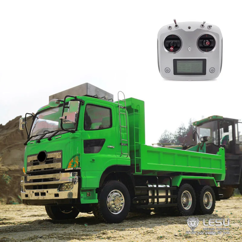 

LESU RC 6*6 Hydraulic Lifting 1/14 Dumper Truck Gearbox DIY 1/14 Tamiyay Model Outdoor Toys