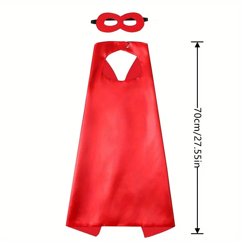 Superhero Costumes For Boys&Girls Cosplay Superhero Cloaks Halloween Party Dress Up Cosplay Eye Mask Christmas Gift 2026