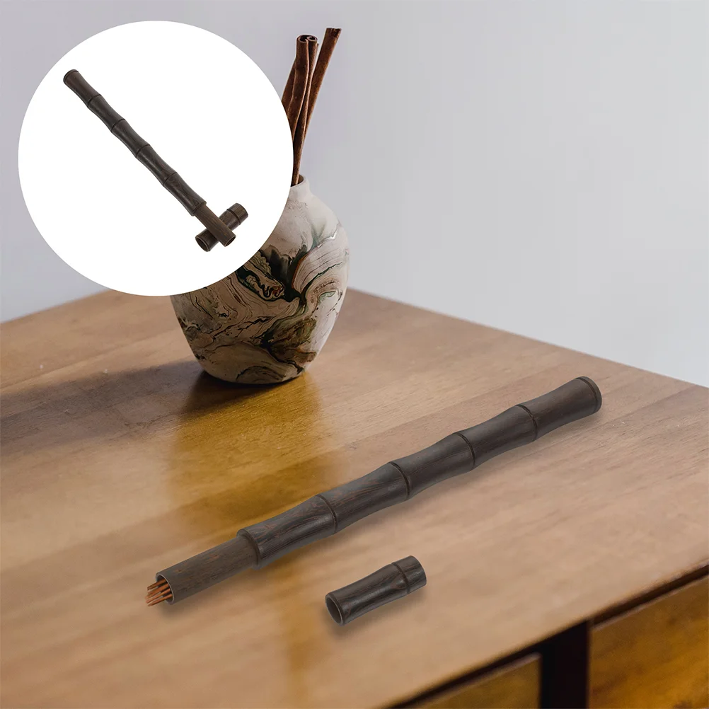 Bamboo Agarwood Incense Tube Container Storage Stick Holder Burner Portable Delicate Case