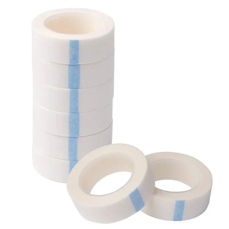 10 Rolls Eyelash Extension Lint Breathable Non-woven Cloth Adhesive Tape Under Eye Paper Tape for False Lashes Patch Makeup