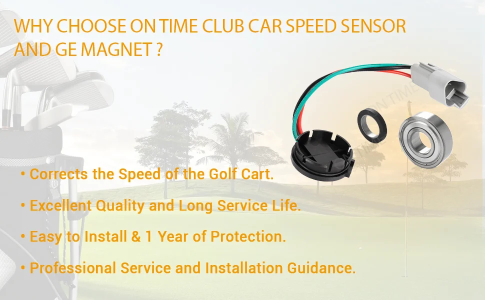 Golfwagen-Geschwindigkeitssensor und GE-Magnet-Kits für Club Car DS & Precedent (IQ) Modelle mit GE-Motor OEM 102265601 102265801 – Detail 5