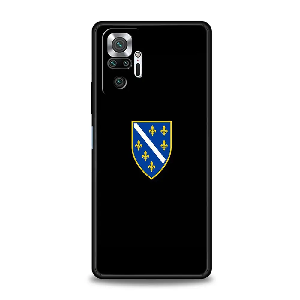 Bosnia and Herzegovina Passport Phone Case For Xiaomi Redmi Note 13 12 5G 11 10 Pro Plus 4G 9S 9 8 7 9T 13C 12C 10C 9C 9A Cover