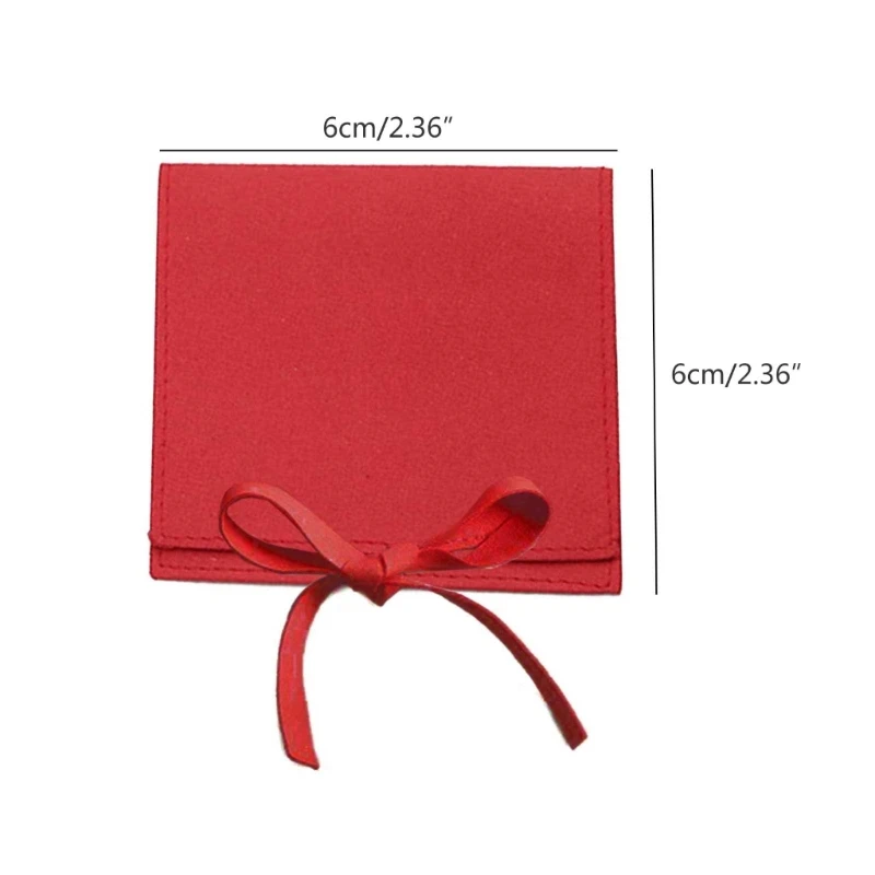 Jewellery Packaging Bag Soft Microfiber Gift Bracelet Necklace Storage