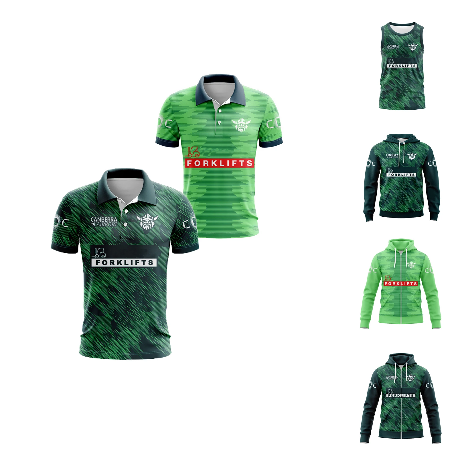 

Мужская тренировочная майка Canberra Raiders 2025 года, трикотаж для регби, спортивные толстовки с капюшоном, майки на заказ