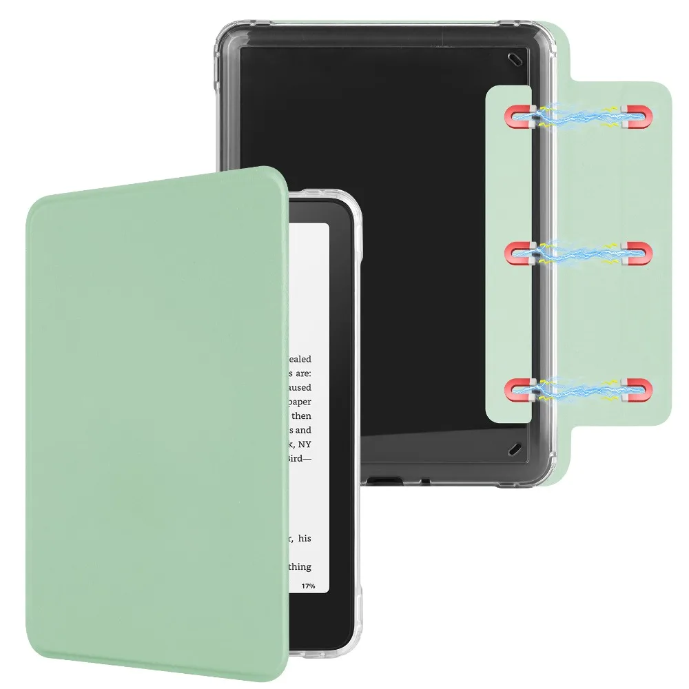 Case For Amazon Kindle Paperwhite 2024 (12th), Flip Stand 2-in-1 Detachable Acrylic Case for (SA569P SA568B)  Auto Sleep/Wake