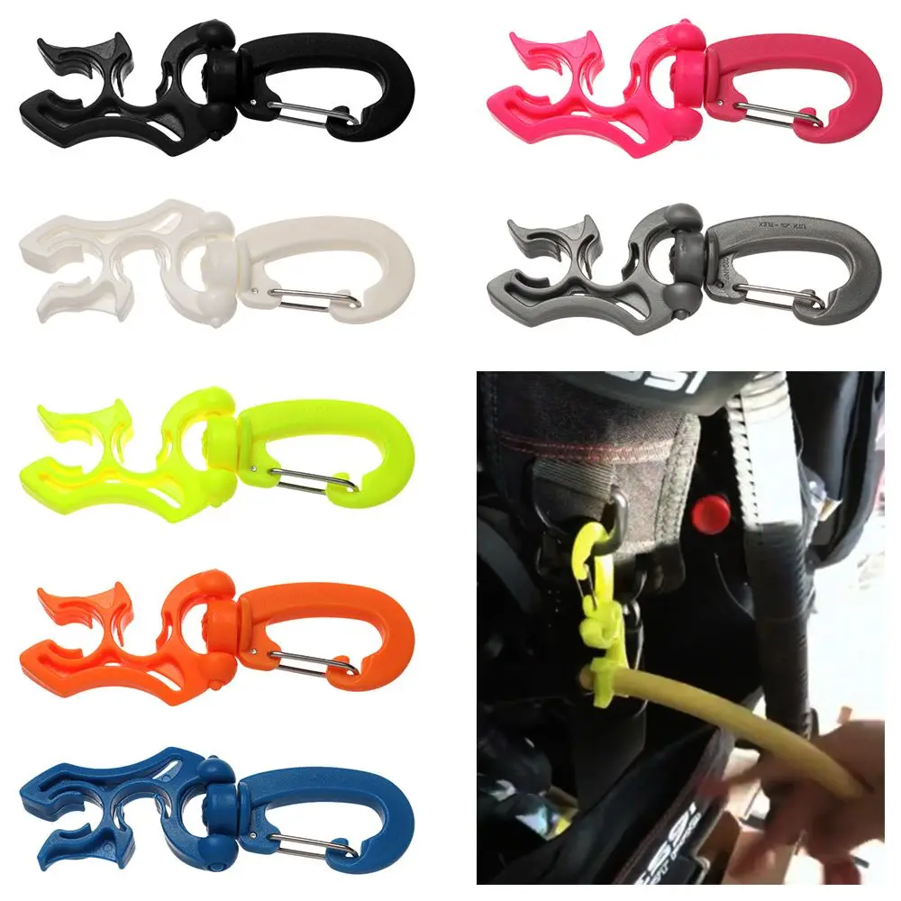 Pressure Hoses Diving Accessories Respiratory Regulator Clamp Scuba Diving Buckle Hose Holder Clip Regulator Double BCD