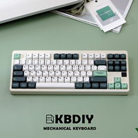 KBDiy PBT GMK Botanical Keycaps for Mechanical Keyboard Keycap Custom KOA Profile MX Switch 131 Keys Caps for GMK61 64 68 84 104